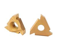 HaloVerde Lot de 10 inserts en carbure pour tour CNC pour le travail des métaux, outils de tour en carbure pour le traitement de l'acier/aluminium, les opérations de semi-finition