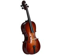HaloVerde Mini réplique de Violon à Collectionner avec Support et étui pour présentation, Un modèle de Violoncelle Miniature détaillé Faisant Un Cadeau Musical Bien pensé pour la