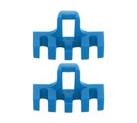 HaloVerde Outil de Cordage de Raquette de Badminton, 2 pièces, épandeur de Charge de Raquette avec rainure de Fil pour Machines Victor/AEF/Alpha pour répartir la Pression (Bleue)