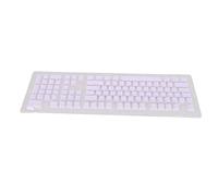 HaloVerde PBT Keycaps translucides 108 touches pour 61/87/104/108 touches claviers mécaniques processus de Sublimation deux couleurs (Purple)