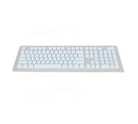HaloVerde PBT Keycaps translucides 108 touches pour 61/87/104/108 touches claviers mécaniques processus de Sublimation deux couleurs (Blue)