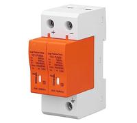 HaloVerde Protecteur de Houle DC 2P 500 V 20 kA 40 kA avec Montage sur Rail de 35 mm, Un Dispositif de Protection avec Alarme visuelle pour Les systèmes d'énergie Solaire