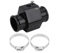 HaloVerde Radiator Hose Adapter with Outlast Aluminum Construction in Multiple Sizes 28mm / 30mm / 32mm / 34mm for Universal Vehicle Fit as a Water Temperature Gauge Adapter (32mm)