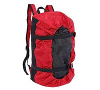 HaloVerde Sac à Corde d'escalade avec bâche de Sol intégrée pour la Gestion du matériel, Un Sac à Dos d'alpinisme pour Le Camping en Plein air, la randonnée et Le Stockage de (Rouge)