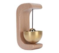 HaloVerde Sonnette Ouverte pour Entreprise avec adhésif Non marquant pour Portes de Magasin/Maison/Appartement, crée Une atmosphère accueillante, Sonnette en Bois Minimaliste