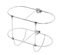HaloVerde Support à Double Taquet pour Bateaux, Support antirouille en Acier Inoxydable 304, idéal pour Les Ailes de Yacht Marin de 9 Pouces et Installation Facile