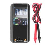 HaloVerde Voltmètre 9999 points avec grand écran LCD couleur, multimètre numérique à plage automatique pour tension AC/DC, diode et vérification électrique en direct
