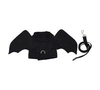 Haloween Dog Bat Wings - Adjustable Halloween Pet Harness Costume, Lightweight Cosplay Collar with Safety Rope, Decorative Outfit for Small and Medium Breeds, Perfect for Parties Travel and Holiday