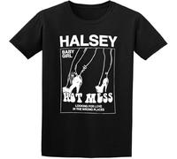 Halsey 'Hot Mess' T Shirt Funny Top Graphic Tee for Men Black XXL