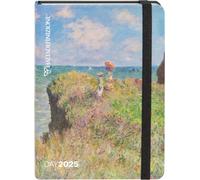 Halta Definition Agenda 2025 Avec Couverture Imprimée Avec Une ?uvre D'art De Monet, Fermeture Élastique, Signet Et 352 Pages, 11 X 15,3 Cm, Marche.[F925]