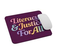 Halte À La Censure des Livres ! Protégeons Les Bibliothécaires ! Alphabétisation ! Juge pour Tous ! Tapis De Souris Gaming Portable Mousepad Antidérapant Mouse Pad pour Bureau Voyage 25X30Cm