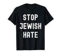 Halte à la Haine juive Soutenez Lives Matter Jew Pride Stop Hate T-Shirt Graphique avec Valeur