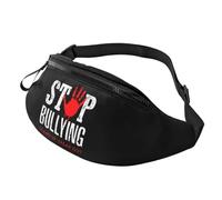 Halte Au Harcèlement Sacs Banane Léger Sac De Voyage Unisexe Sacoche Bandoulière Pour Homme Cyclisme Vélo À Dos 14X35Cm