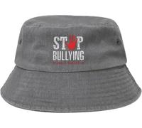 Halte Au Harcèlement Unisexe Coton Chapeau De Soleil Mode Bobs Casquette De Pêcheur Protection De Soleil Casquette De Seau pour Randonnée Camping Extérieur