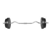vidaXL Haltère 90373 – 30 kg avec poids – Noir G