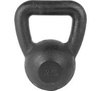 Haltère boule Tunturi 12 kg en fonte avec fond en caoutchouc, Kettlebell
