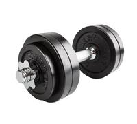 Haltère courts Hammer 15 kg Noir 30 mm Unisex