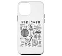 Haltère de Gym Fitness Haltère Kettlebell Vintage imprimé Verni Coque pour iPhone 12 Mini