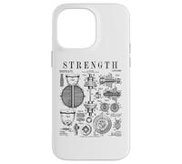 Haltère de Gym Fitness Haltère Kettlebell Vintage imprimé Verni Coque pour iPhone 14 Pro Max