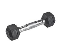 Haltère en caoutchouc HEX Tanga sports Argenté 1 kg Unisex