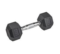 Haltère en caoutchouc HEX Tanga sports Argenté 4 kg