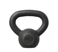 OEM Haltère en fonte HMS KZG – 6 kg Noir – Kettlebell polyvalente pour entraînement de force