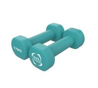 Haltères en néoprène 0,5 kg - 10 kg - Haltères en fonte revêtues pour cardio, aérobic et HIIT - Équipement de gym pour entraînement de force à domicile Body Revolution