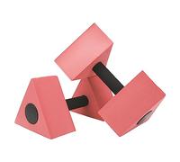 Haltère flottant à l'eau triangle premium eva mousse haute flottabilité équipement d'entraînement de natation pour enfants adultes gymnases écoles (Cameo Brown)