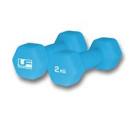 Phoenix Fitness Haltères hexagonaux UFE recouverts de néoprène Bleu 2x2 kg (x2)