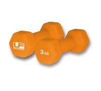 Haltère hexagonal recouverts de néoprène UFE (x2) Orange 2x3 kg