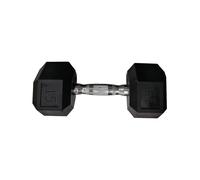 Haltère hexagonale Sporti 15 kg Noir TU