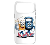 Haltere Kettlebell Bière Ami Fitness Soirée Drôle Coque pour iPhone 17 Pro Max