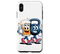 Haltere Kettlebell Bière Ami Fitness Soirée Drôle Coque pour iPhone XS Max