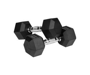 Haltère Rebelle Fonte Caoutchouc HEX 2x7 kg RBA-2325-07
