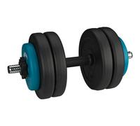 Haltère réglable en matière synthétique Avento Noir 15 kg Unisex