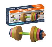 Haltère Réglable pour - 45,8 cm PP Jouet d'exercice, Équipement d'entraînement physique, équipement d'entraînement extérieur | Garçons Filles Fitness Développement Jouer Outils de sport Acte