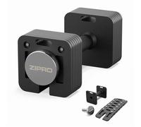 Haltère réglable - ZIPRO - SQUARE - 16 kg - Acier - Poignée antidérapante