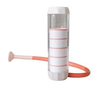 Haltère respiratoire - Appareil d'entraînement pulmonaire de 17 cm | Outil d'exercice de respiration en polypropylène de 235 g - Résistance réglable conçu pour une utilisation avec des poids