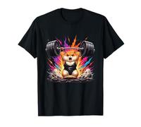 Haltère Robuste pour Hamster Powerlifting Gym Explosion T-Shirt