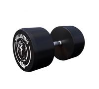 Haltère rond en caoutchouc