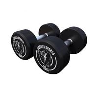 Haltère rond en caoutchouc