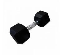 Haltère Softee Hexagonal Noir 25 kg Unisex