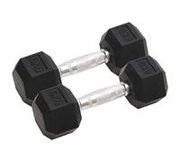 vidaXL Haltères en fonte 2 pièces 12 kg – Ensemble noir