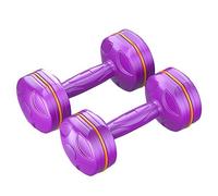 Haltères 2Pcs 1 Kg / 1,5 Kg / 2 Kg En Plastique Haltères Ergonomique Home Gym Sport Set Haltère Poids,Purple2X2Kg