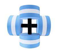 Haltères aquatiques : poids de résistance en mousse de 7 x 7 pouces, barres flottantes ergonomiques, matériau EVA haute densité, équipement d'entraînement aquatique à prise en main douce, poignées