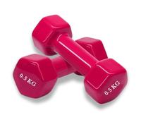 Haltères avec revêtement en vinyle (Lot de 2) - 0,5 kg à 6 kg Entraînement Home Gym Fitness biceps Poids 0,5 kg, 1 kg, 2 kg, 3 kg, 4 kg, 5 kg et 6 kg