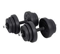 Haltères courts ajustables jusqu'à 20 kg - SONGMICS SYL20HV1