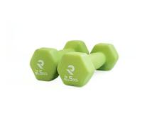 Haltères hexagonaux en néoprène Ruster (paire) - 2.5kg