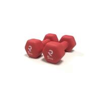 Haltères Ruster néoprène 5 kg rouge (paire)