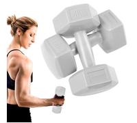 Haltères Hexagonaux SPRINGOS - Lot de 2 - 2x4 kg - Pour Entraînement de Force en Gymnastique et Fitness